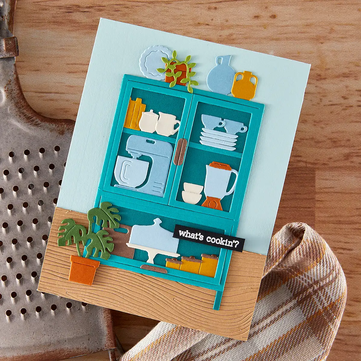 Candle Surprise - Coffee Machine Metal Cutting Dies Retro