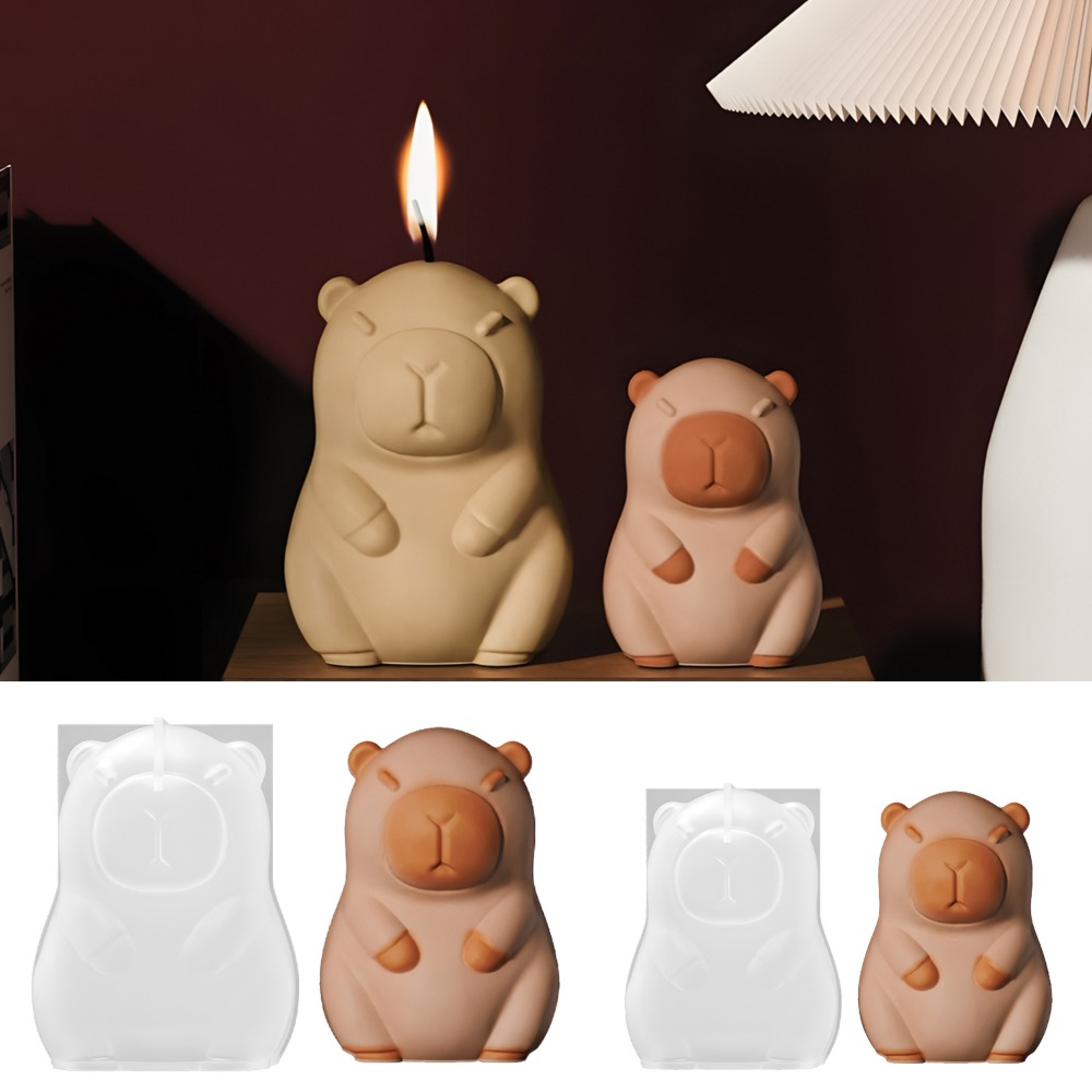Standing Capybara Scent Candle - đánh giá và giá Candle Supplies Storage