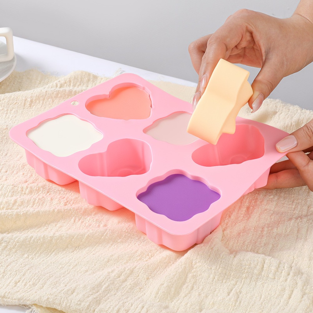 Square Heart Shape Silicone Mo - đánh giá và giá Candle Supplies Storage