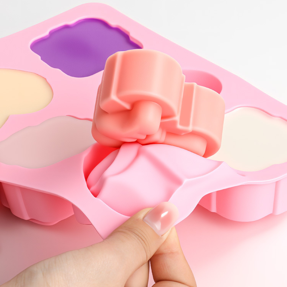 Square Heart Shape Silicone Mo - đánh giá và giá Candle Supplies Storage