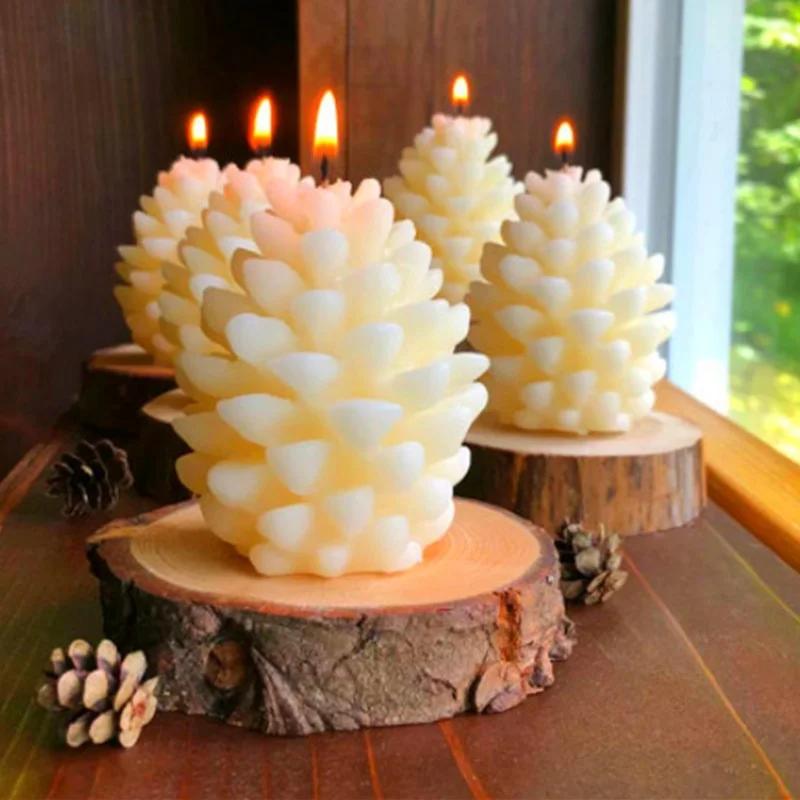 Classic Design Pine Cones Mold - đánh giá và giá Candle Supplies For Sale