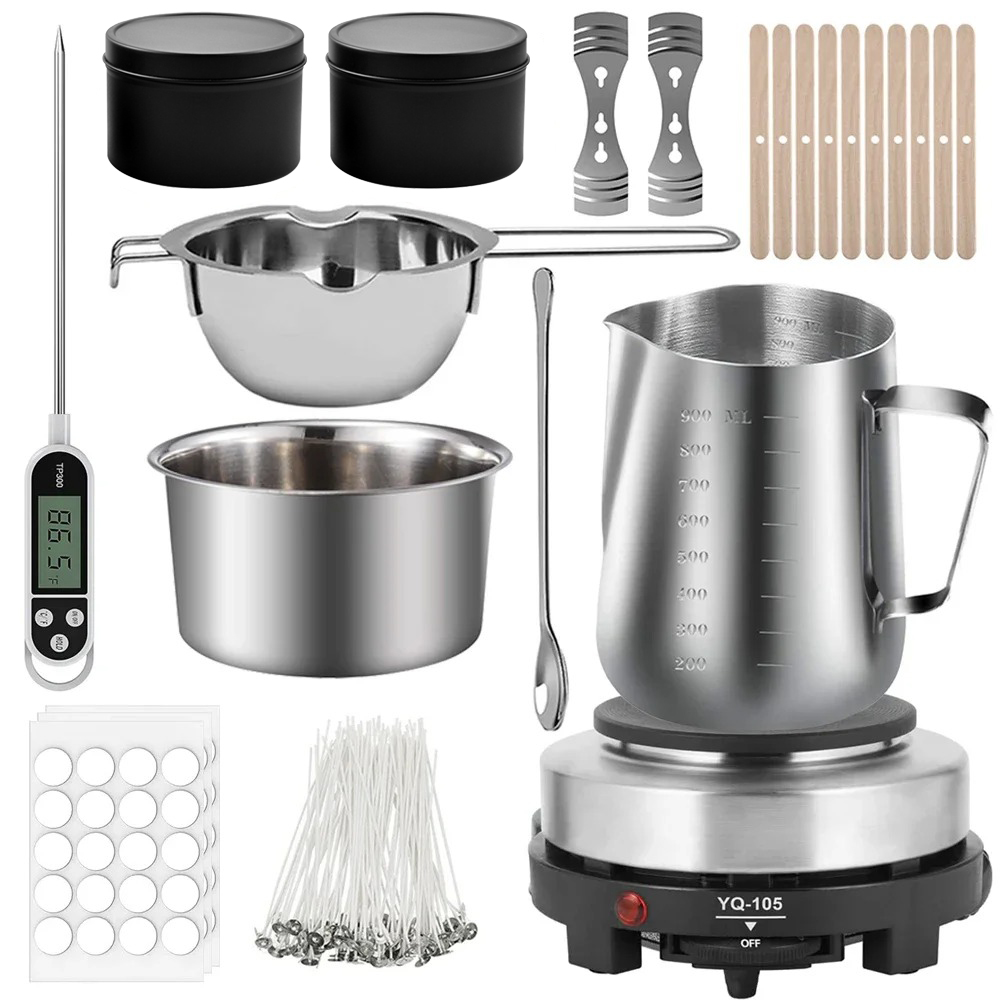 Glintmos DIY Candle Making Kit - đánh giá và giá Wax Melting Pot