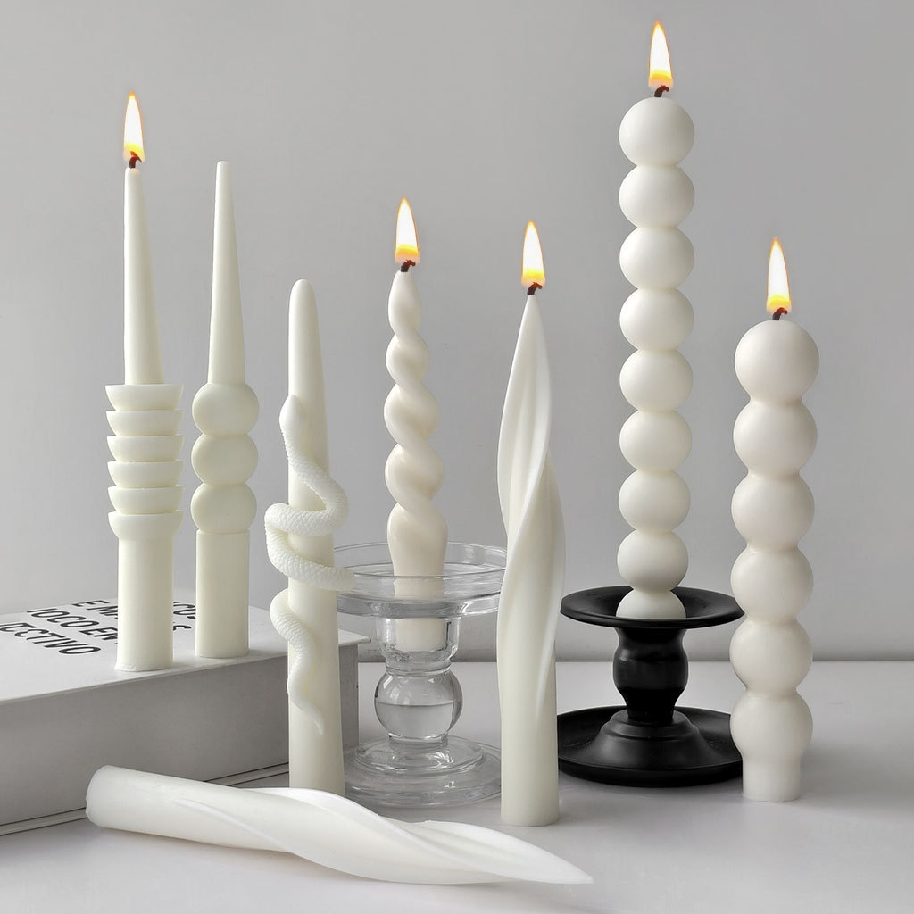 Geometric Long Rod Candle Mold - đánh giá và giá Candle Supplies Storage