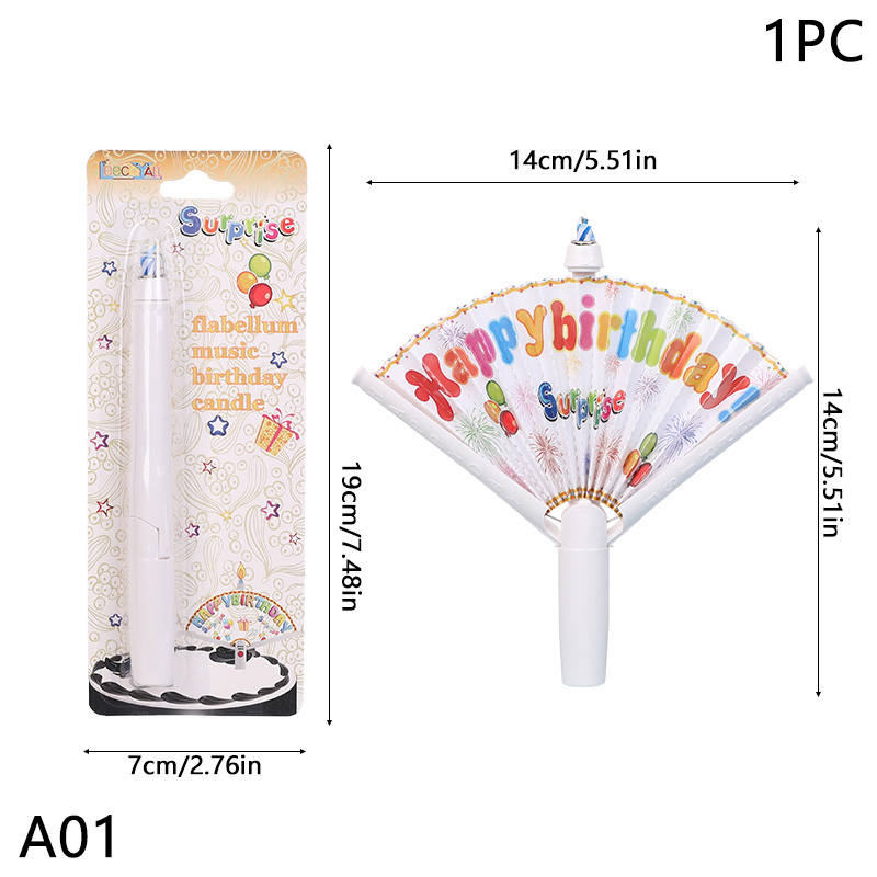 Creative Surprise Fan Birthday - đánh giá và giá Candle Surprise