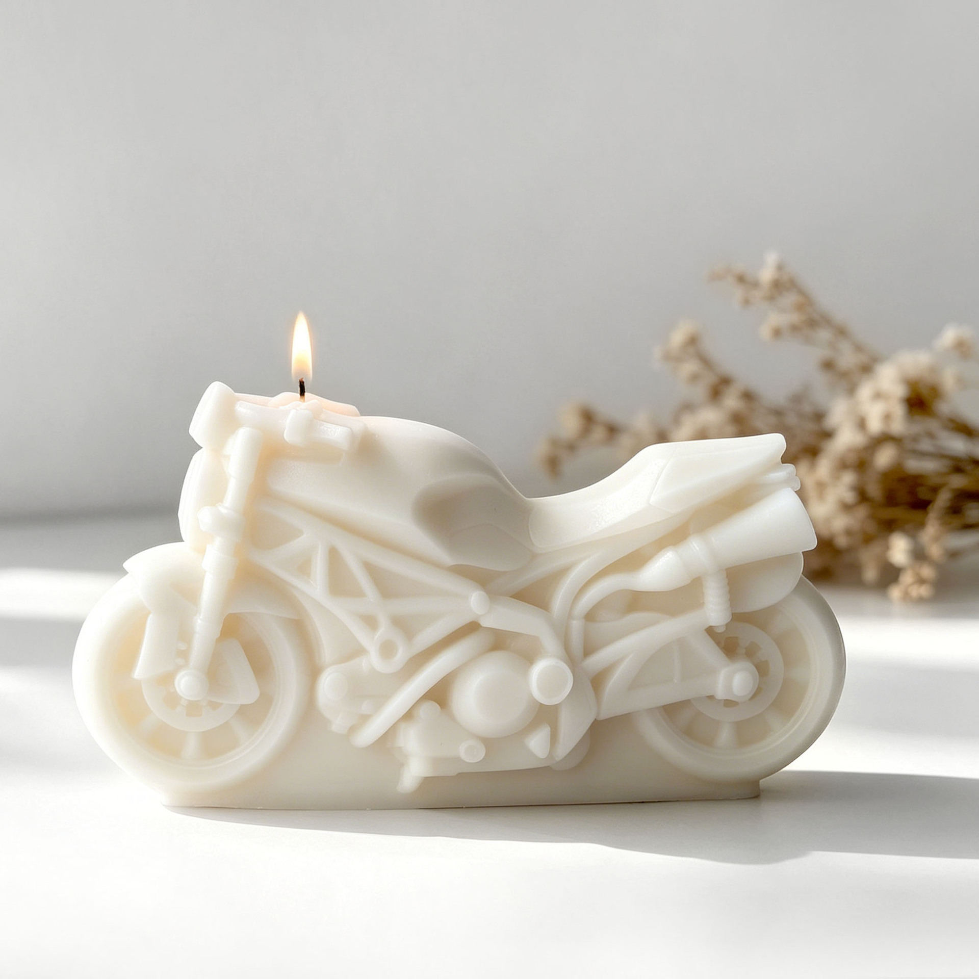Motorcycle Design Candle Silic - đánh giá và giá Candle Supplies Storage