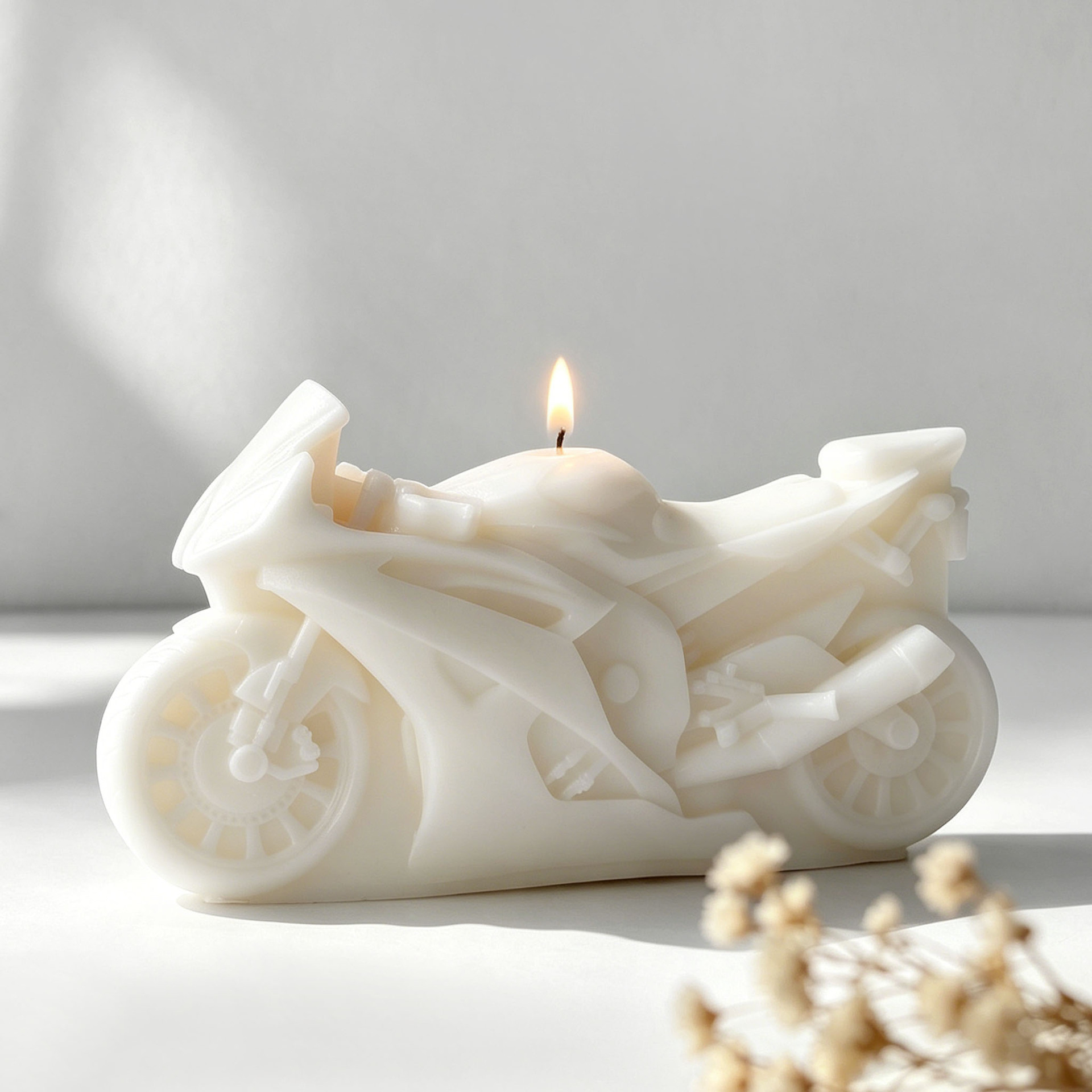 Motorcycle Design Candle Silic - đánh giá và giá Candle Supplies Storage