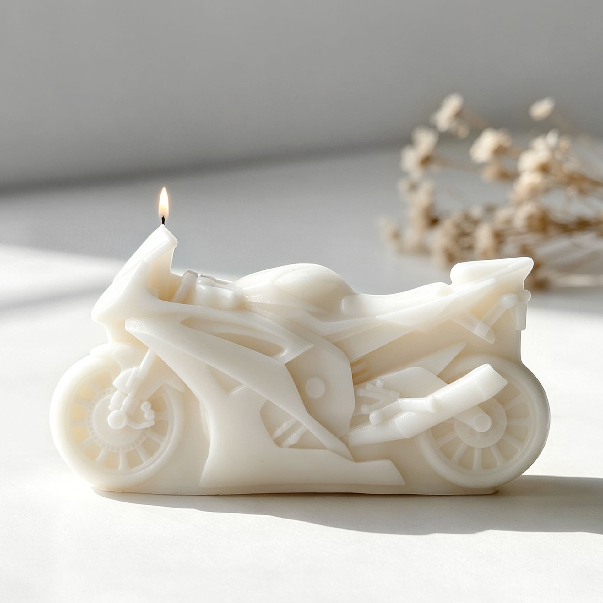 Motorcycle Design Candle Silic - đánh giá và giá Candle Supplies Storage