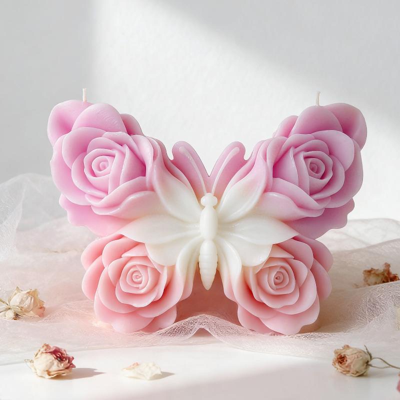 DIY Rose Butterfly Form Silico - đánh giá và giá Candle Supplies Storage