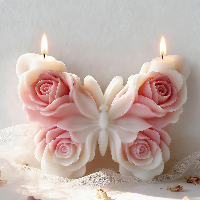 DIY Rose Butterfly Form Silico - đánh giá và giá Candle Supplies Storage