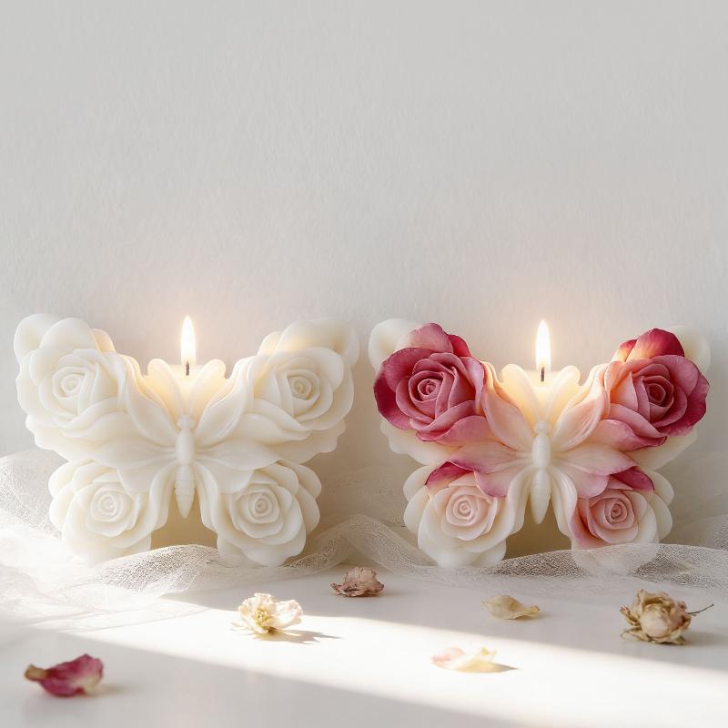 DIY Rose Butterfly Form Silico - đánh giá và giá Candle Supplies Storage