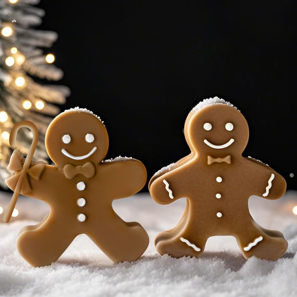 DIY Cartoon Gingerbread Man Si - đánh giá và giá Candle Supplies Storage
