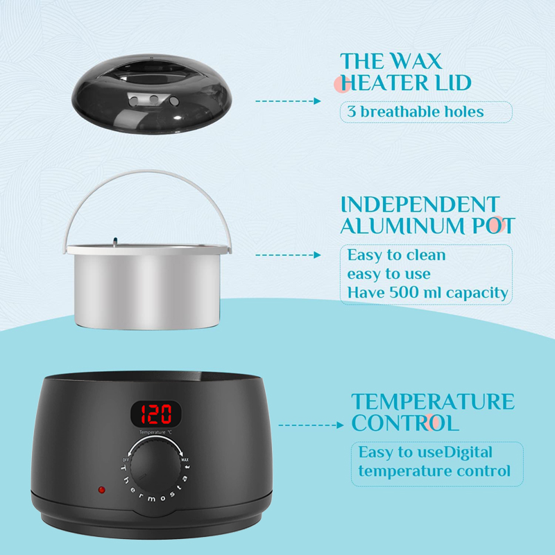 2026 New 500ml Wax Heater Mach - đánh giá và giá Wax Melting Pot