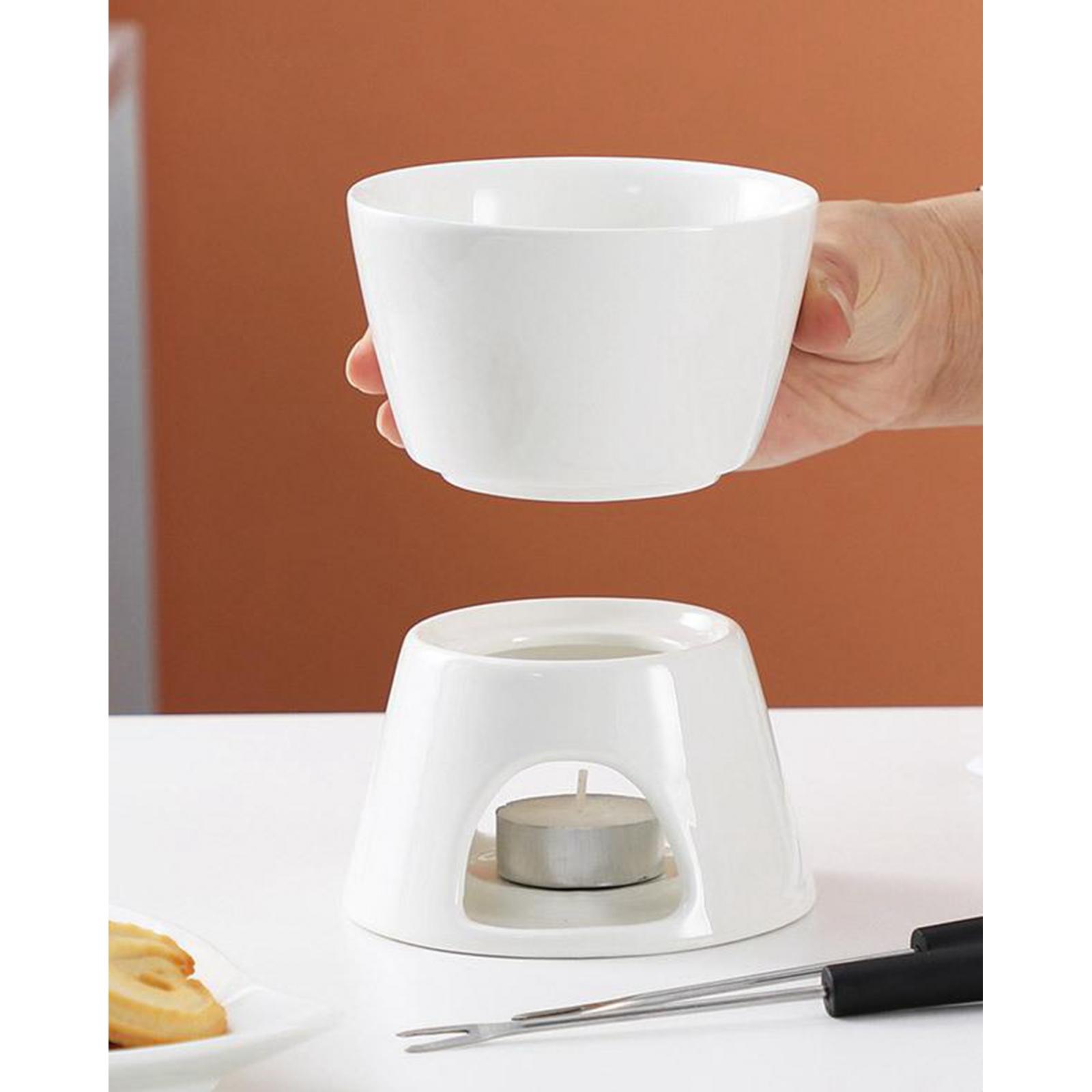 Ceramic Chocolate Cheese Fondu - đánh giá và giá Wax Melting Pot