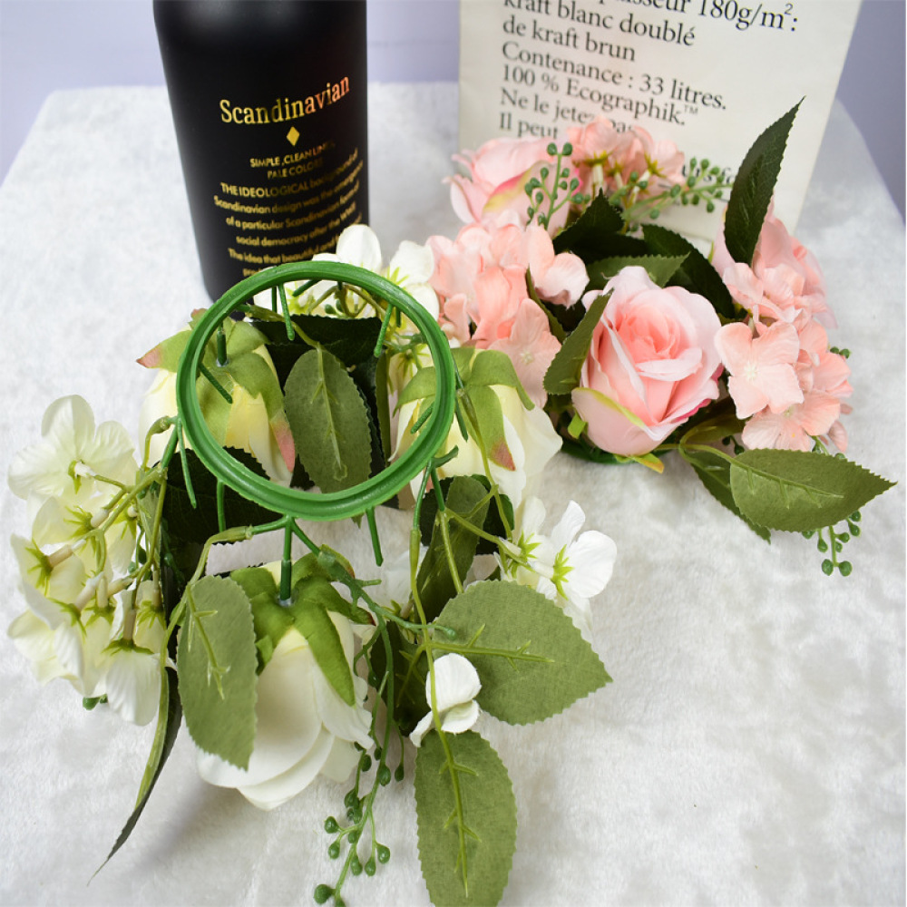 Realistic Rose Garland Floral  - đánh giá và giá Luxury Candle Supplies Usa